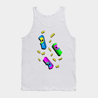 80s arcade on pink Tank Top